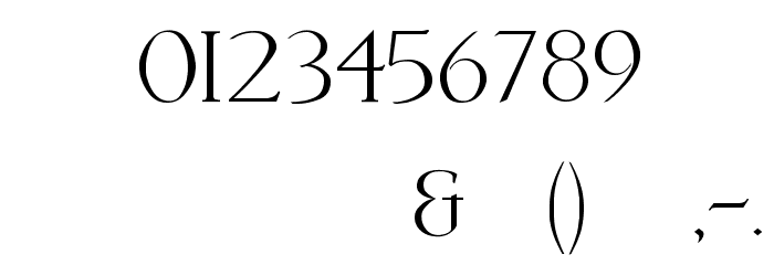 Lichtner Wd Font OTHER CHARS