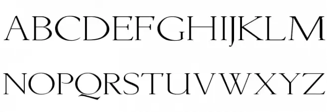Lichtner Wd Font UPPERCASE