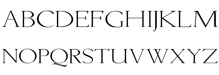 Lichtner Wd Font LOWERCASE
