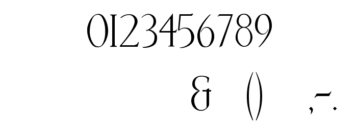 Lichtner Font OTHER CHARS
