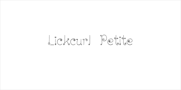 Lickcurl Petite Logo
