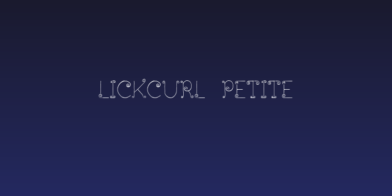 Lickcurl Petite Social Header