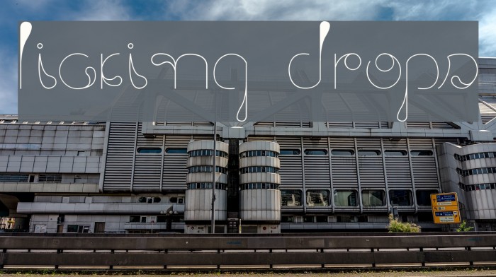 Licking Drops Example 1