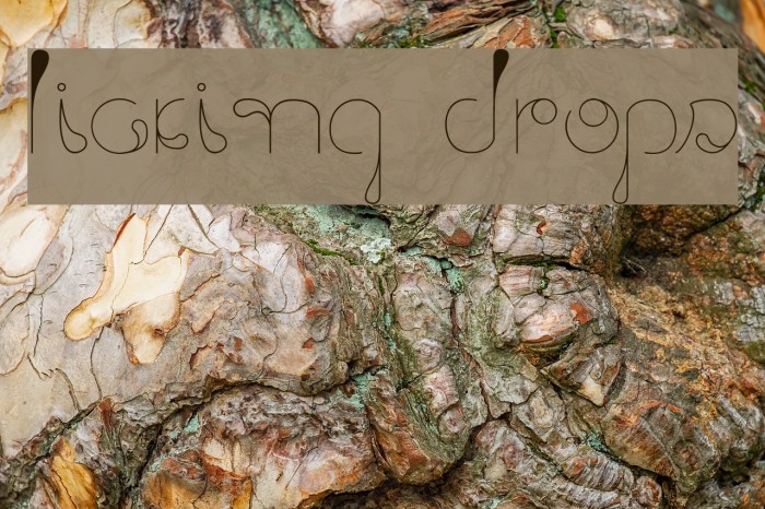 Licking Drops Example 2