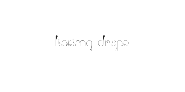 Licking Drops Logo