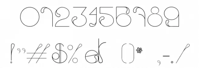 LickingDrops Font OTHER CHARS