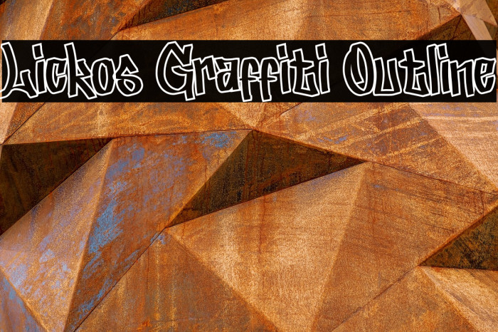 Lickos Graffiti Outline Example 1