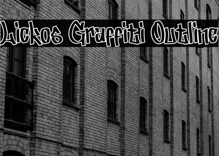 Lickos Graffiti Outline Example 2