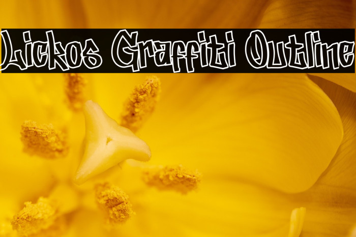 Lickos Graffiti Outline Example 3