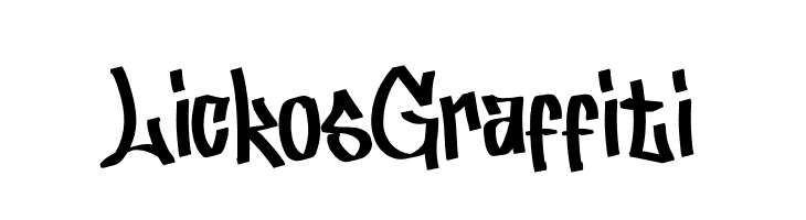 Lickos Graffiti  Frei Schriftart Herunterladen