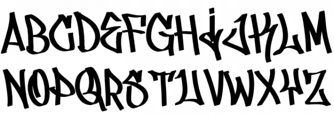Lickos Graffiti 字体 大写