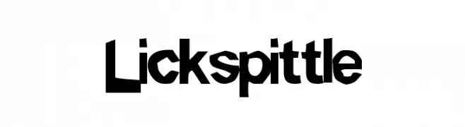 Lickspittle  フリーフォントのダウンロード