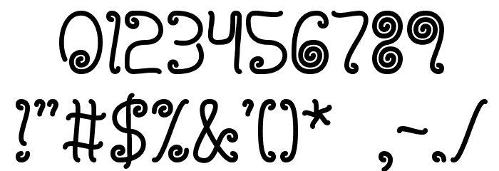 Licorice Strings BRK Font OTHER CHARS