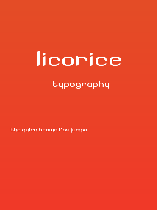 Licorice Poster