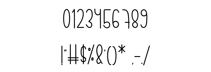 Licoriece Font OTHER CHARS