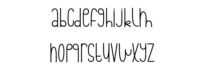 Licoriece Font LOWERCASE