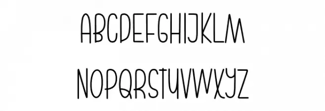 Licoriece Font Litere mari