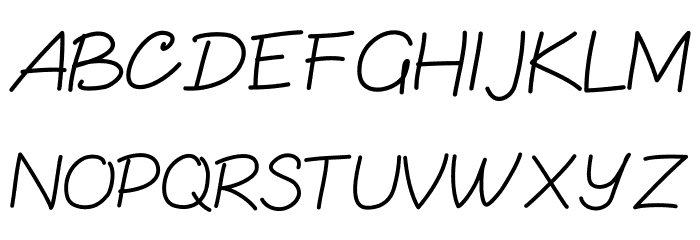 Liddy Font UPPERCASE