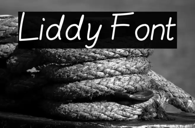 Liddy Font examples