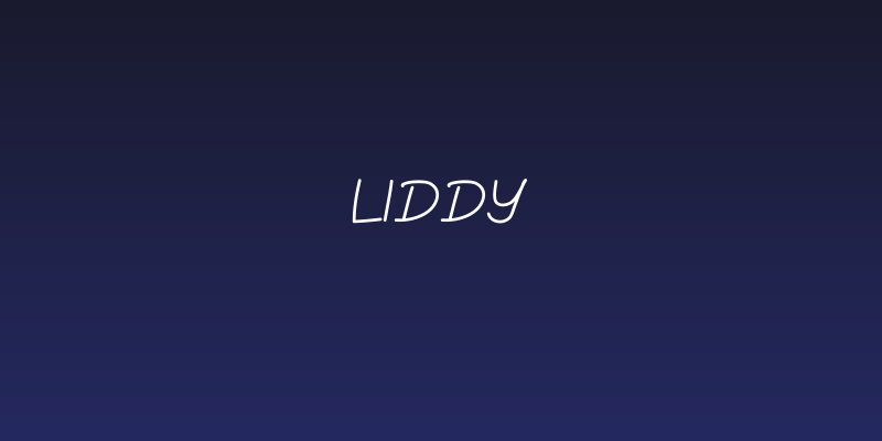 Liddy Social Header
