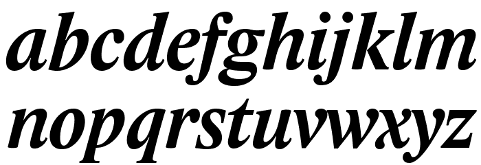 Lido STF CE Bold Italic Font LOWERCASE