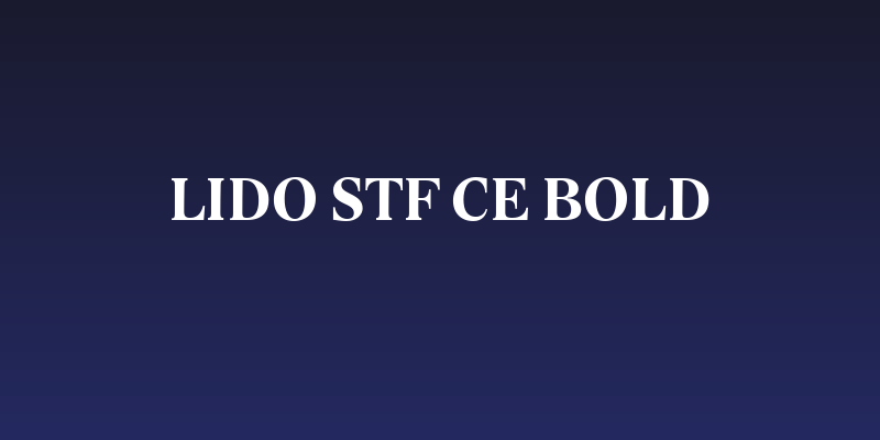 Lido STF CE Bold Social Header