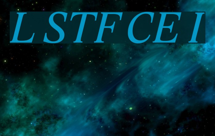 Lido STF CE Italic Font examples