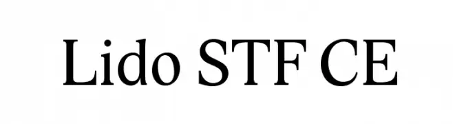 Lido STF CE  Frei Schriftart Herunterladen