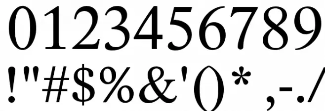 Lido STF CE Font OTHER CHARS