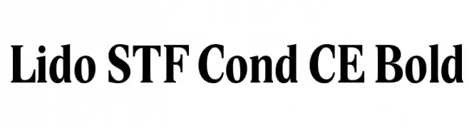 Lido STF Cond CE Bold 