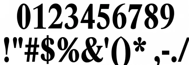 Lido STF Cond CE Bold Font OTHER CHARS