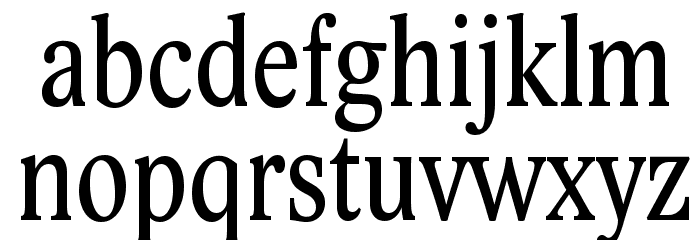 Lido STF Cond CE Font LOWERCASE