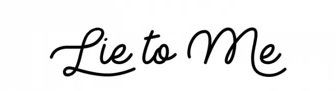 Lie to Me  Frei Schriftart Herunterladen