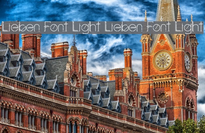 Lieben Font Light Lieben Font Light Example 2