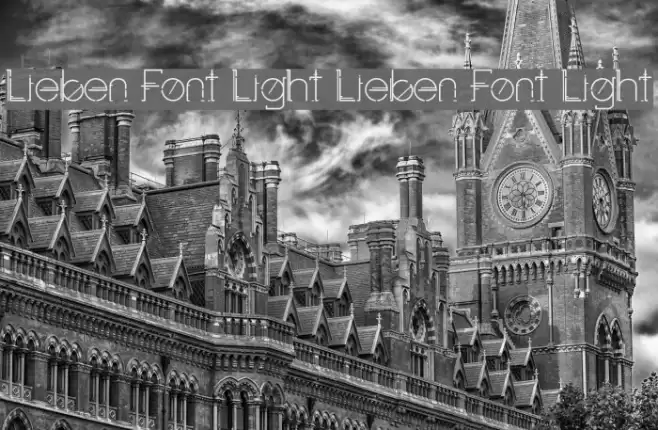 Lieben Font Light Lieben Font Light Font examples