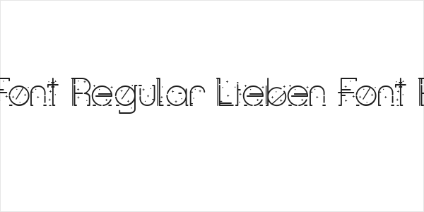 Lieben Font Regular Lieben Font Regular Logo
