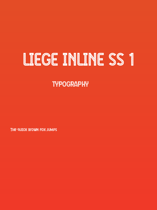 Liege Inline SS 1 Poster