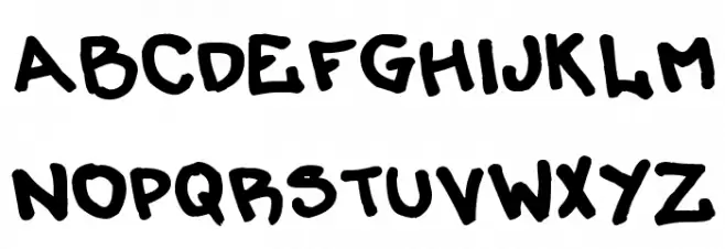 LiersonMattenhauer フォント 大文字