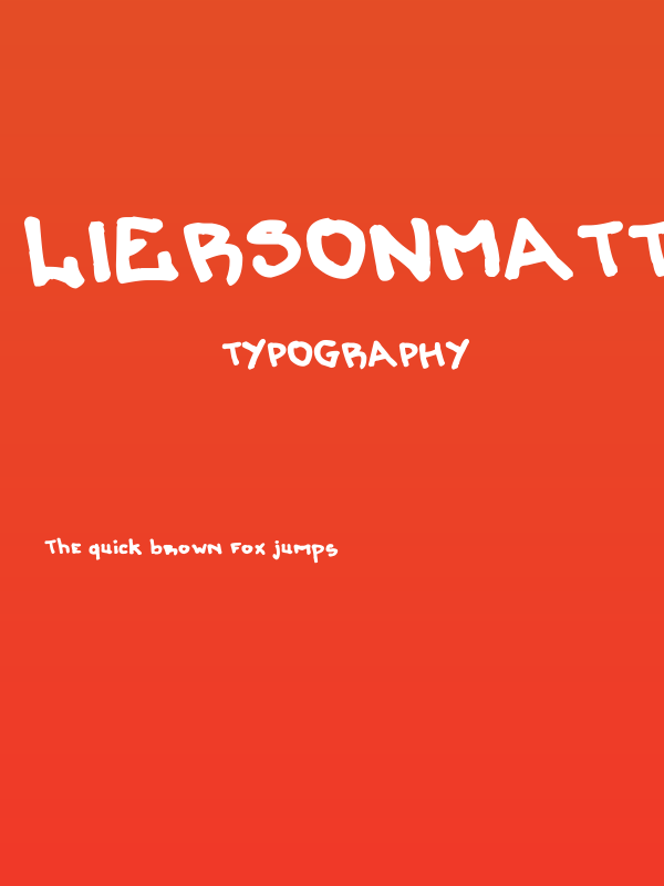 LiersonMattenhauer Poster