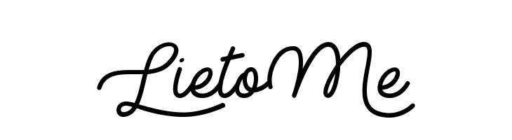 LietoMe  font caratteri gratis