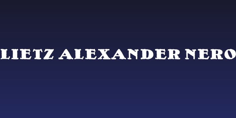 Lietz Alexander Nero Social Header