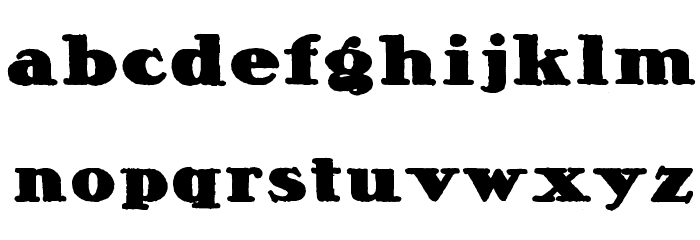 Lietz Alexander Nero Font LOWERCASE