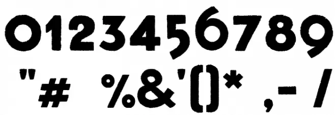 Lietz Block Demo Font OTHER CHARS