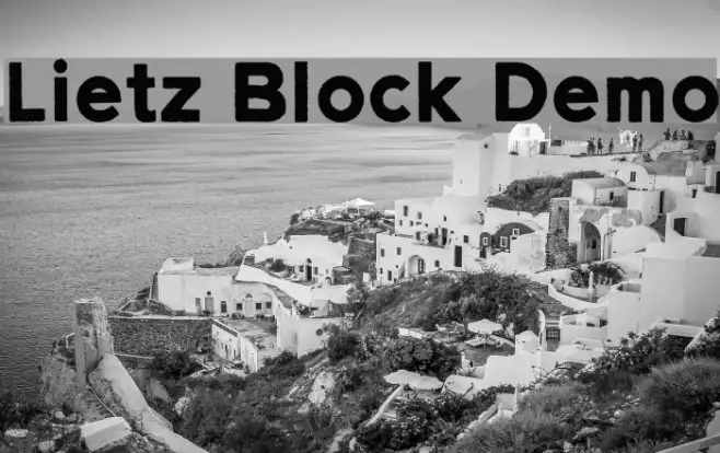 Lietz Block Demo Example 2