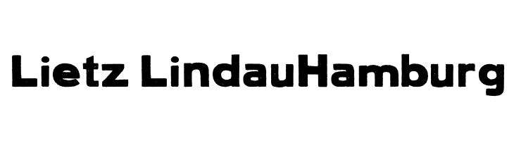 Lietz LindauHamburg  Frei Schriftart Herunterladen