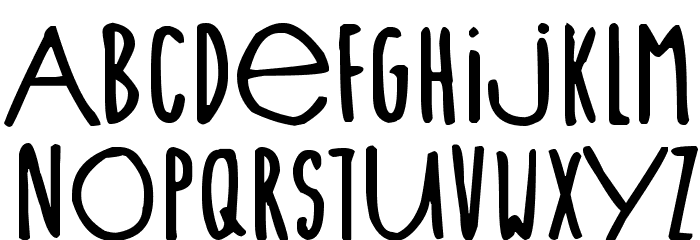 Lieve Letters Font LOWERCASE