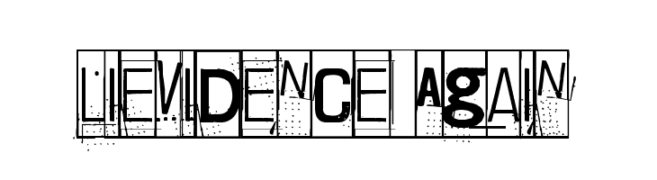 Lievidence Again Шрифта