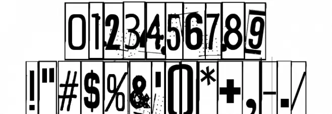 Lievidence Again Font OTHER CHARS