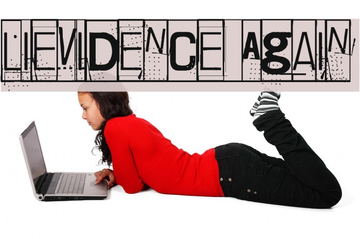Lievidence Again Шрифта examples