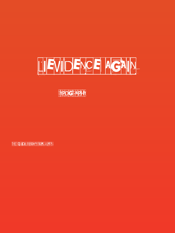 Lievidence Again Poster